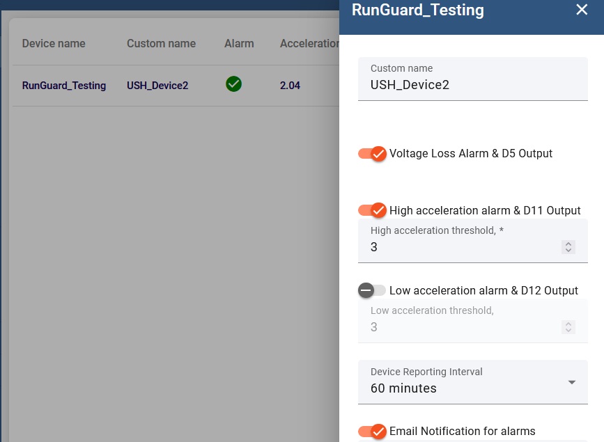 Lazward cloud example for RunGuard IoT platform
